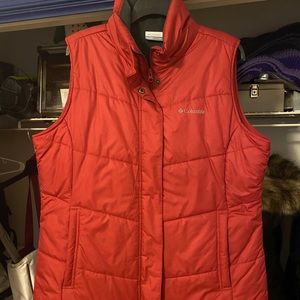 Womens fleece lined puffer vest